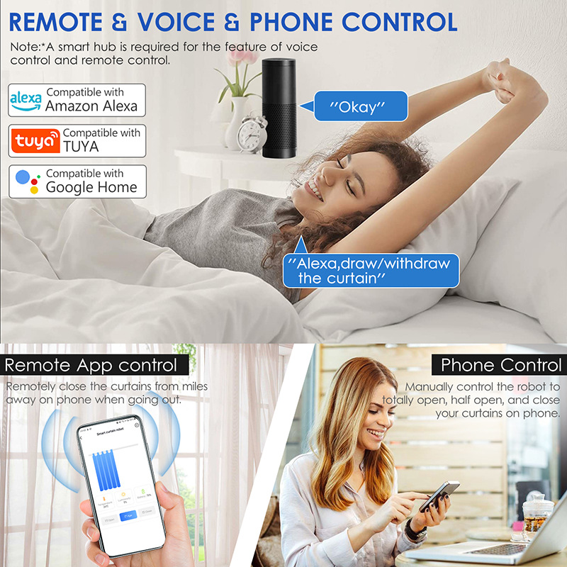 Smart Curtain Robot — Turn Any Curtain Electric in 5 Minutes, No Wiring Needed