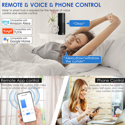 Smart Curtain Robot — Turn Any Curtain Electric in 5 Minutes, No Wiring Needed