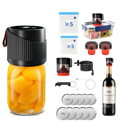 Wireless Food Sealing Machine — One Press Freshness, No Cords, Fits Any Drawer